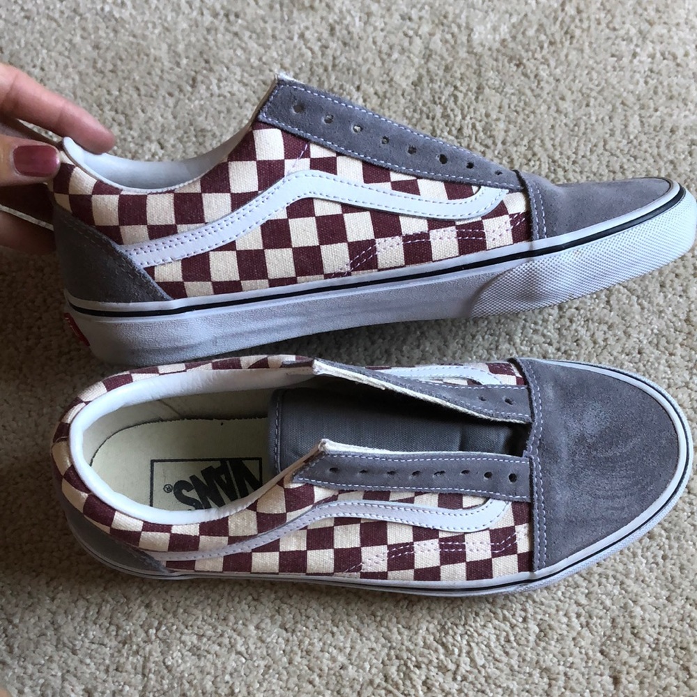 Checkered old school vans